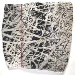 Mixed Media auf Pappmachéplatte